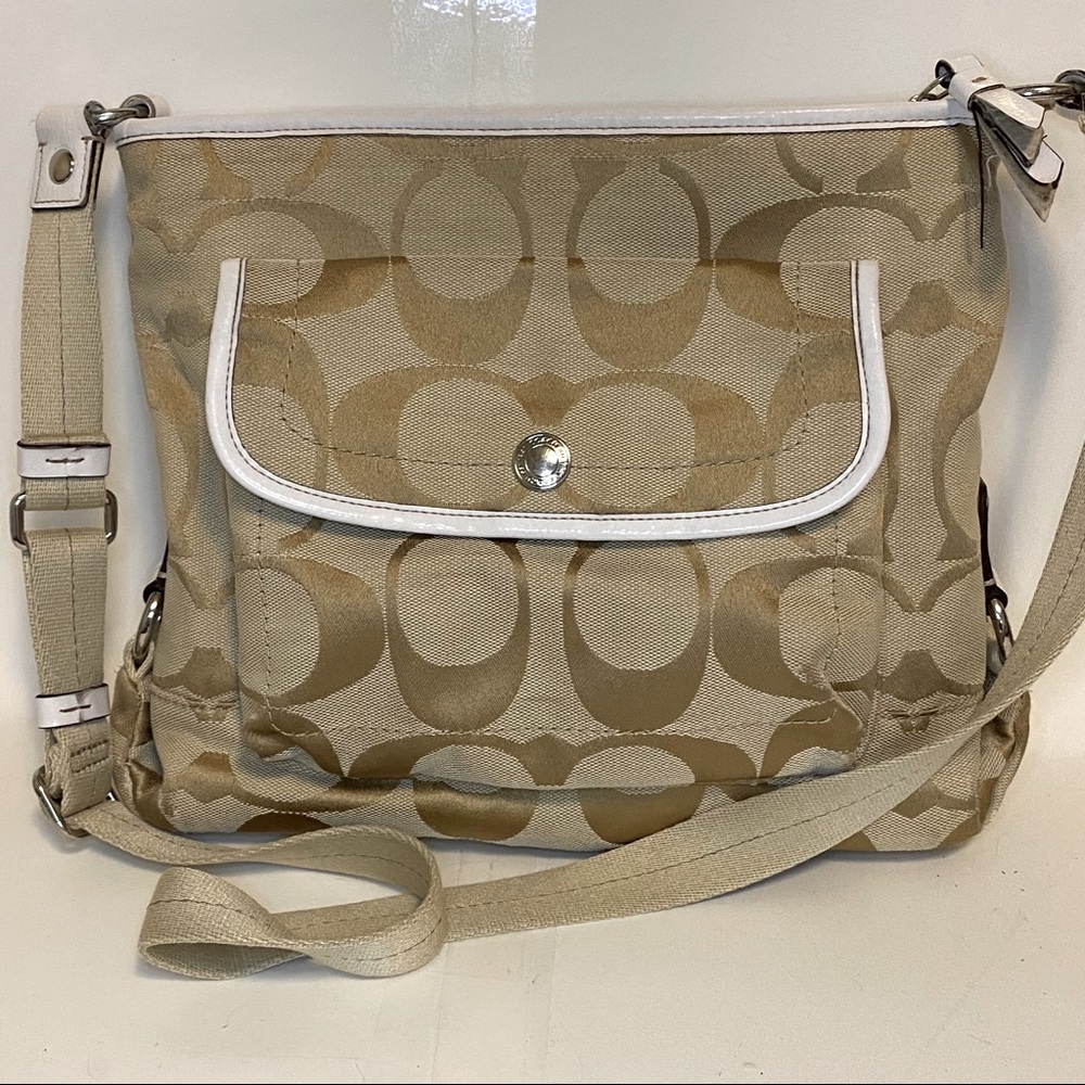 COACH Signature C Crossbody Handbag - Khaki